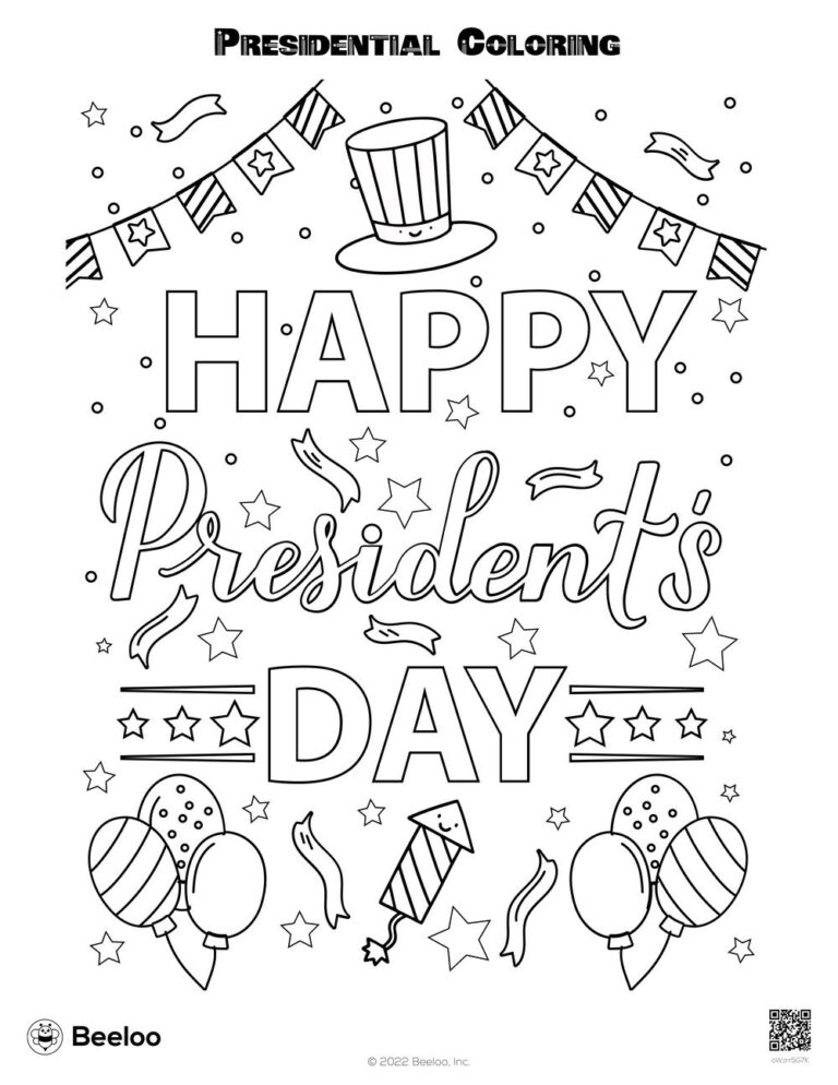 Presidential Coloring Beeloo Printable Crafts And Activities For Kids