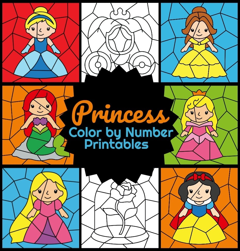 Princess Color By Number Worksheets 123 Homeschool 4 Me Princess Color By Number Worksheets 123 Homeschool 4 Me