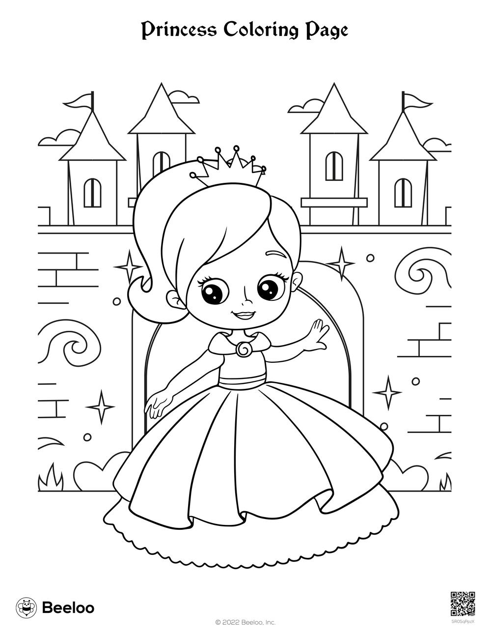 princess coloring pages printable