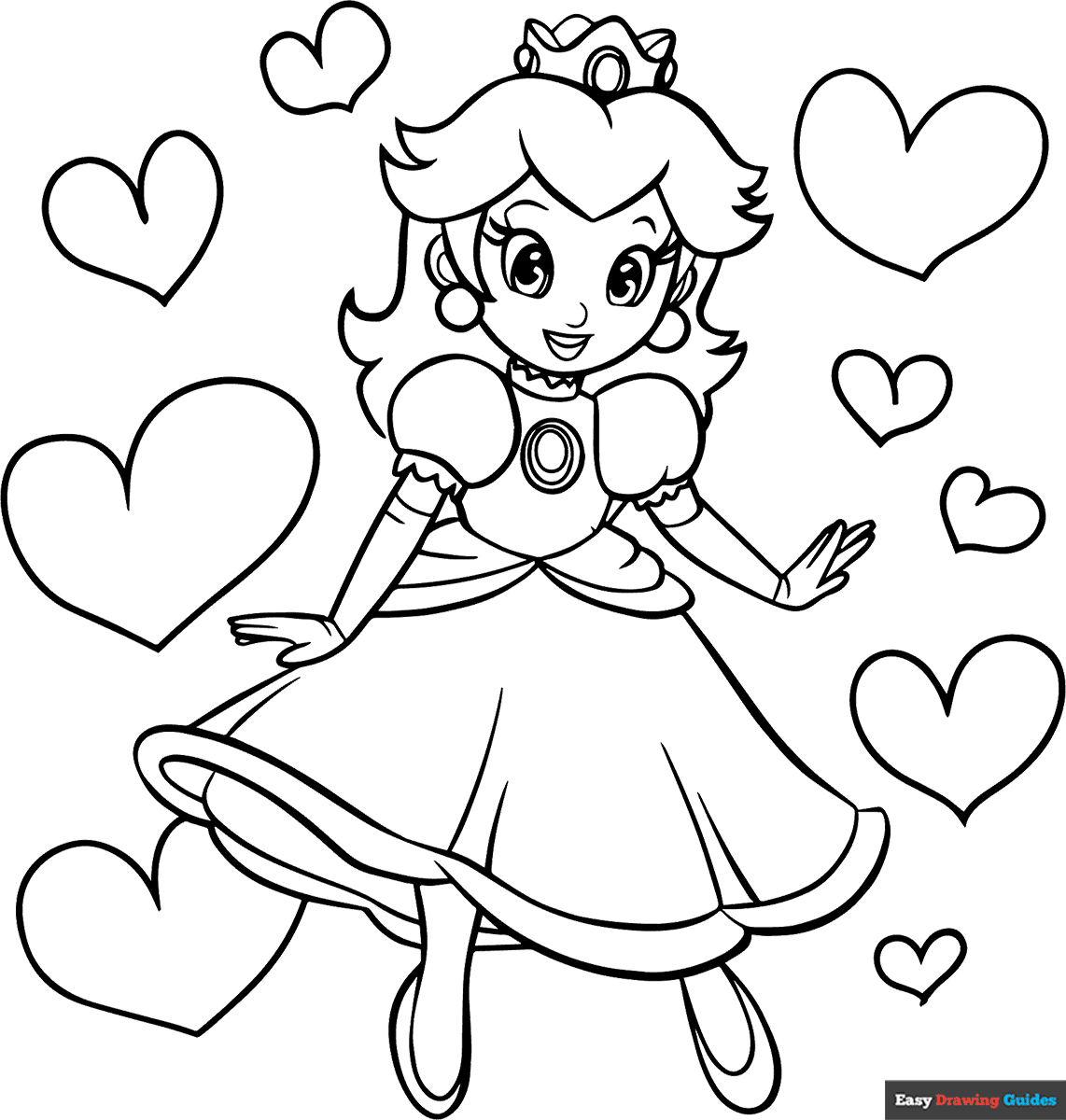 princess printable coloring pages