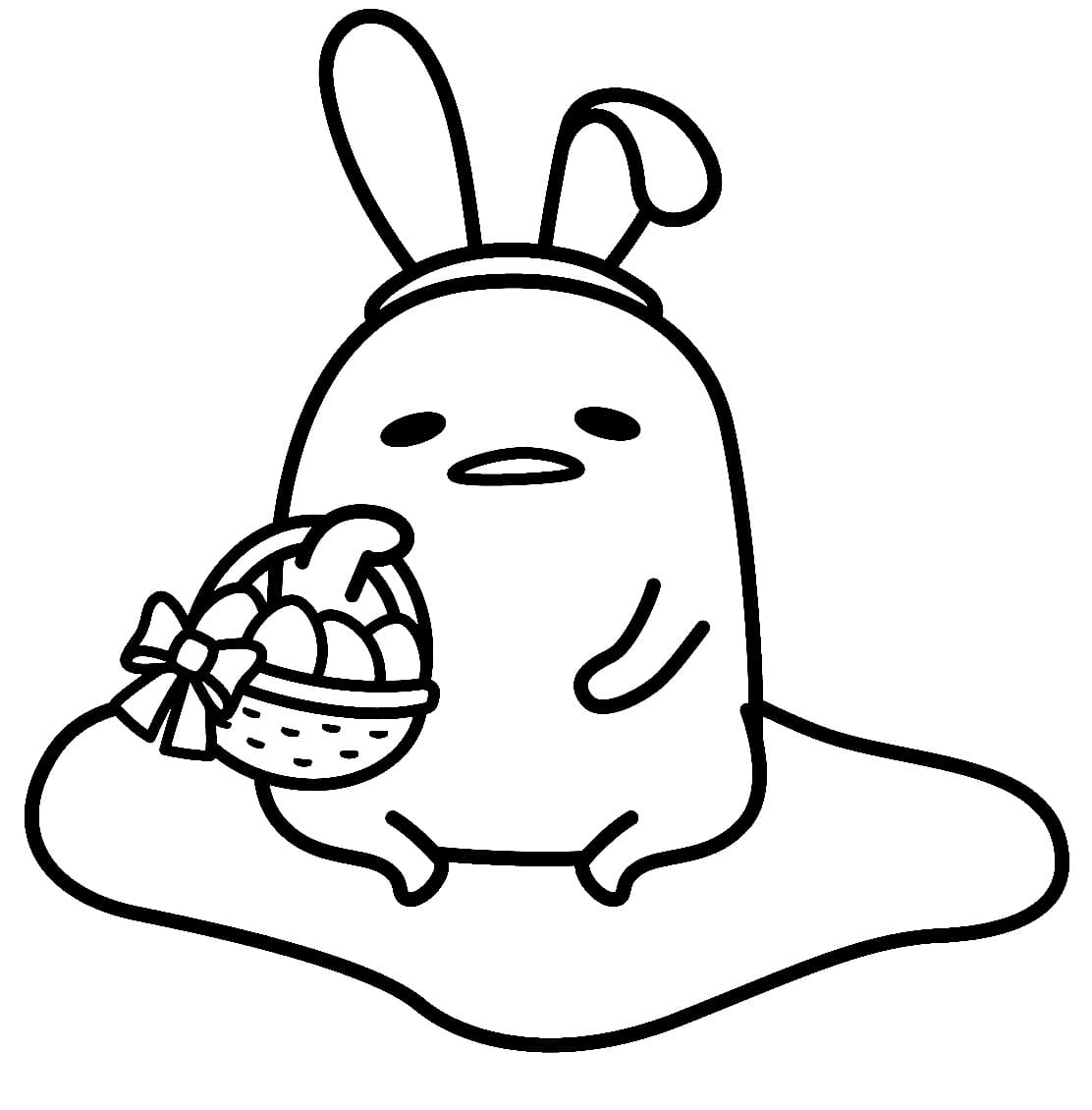 gudetama coloring pages printable