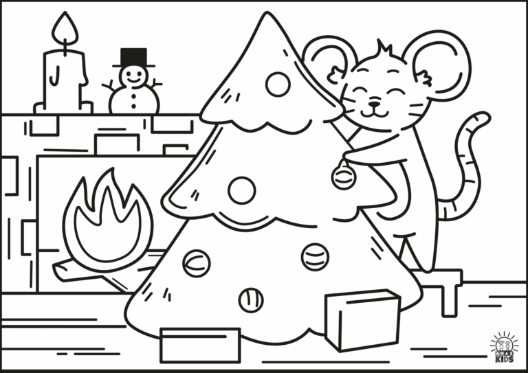 Printable Christmas Coloring Pages For Kids Amax Kids