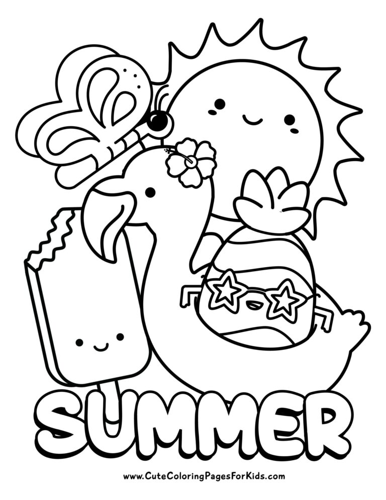 Printable Coloring Pages Cute Coloring Pages For Kids