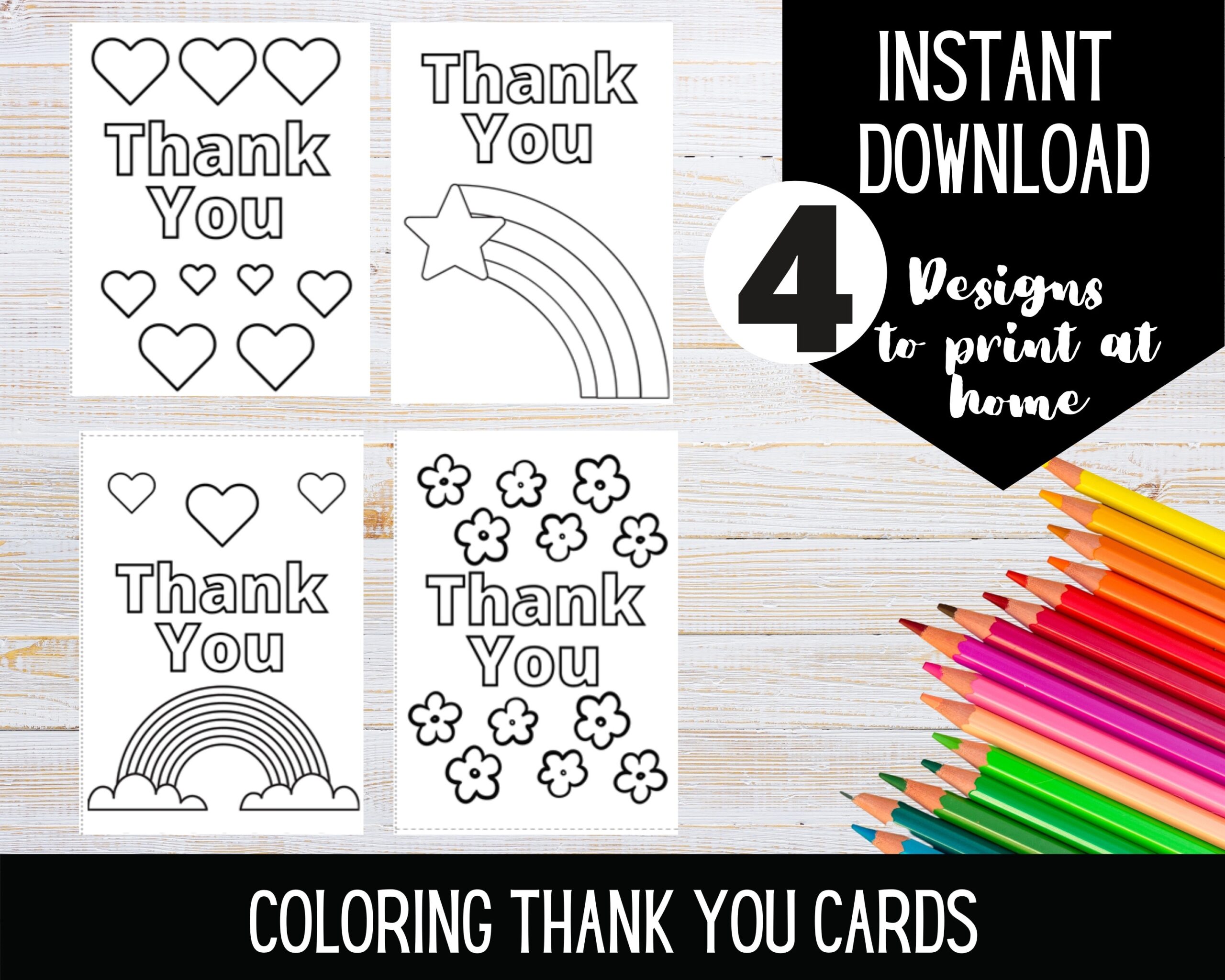 PRINTABLE Thank You Coloring Cards Color Your Own Thank You Card DIGITAL DOWNLOAD Coloring Activity For Kids Print At Home Cards Etsy PRINTABLE Thank You Coloring Cards Color Your Own Thank You Card DIGITAL DOWNLOAD Coloring Activity For Kids Print At Home Cards Etsy