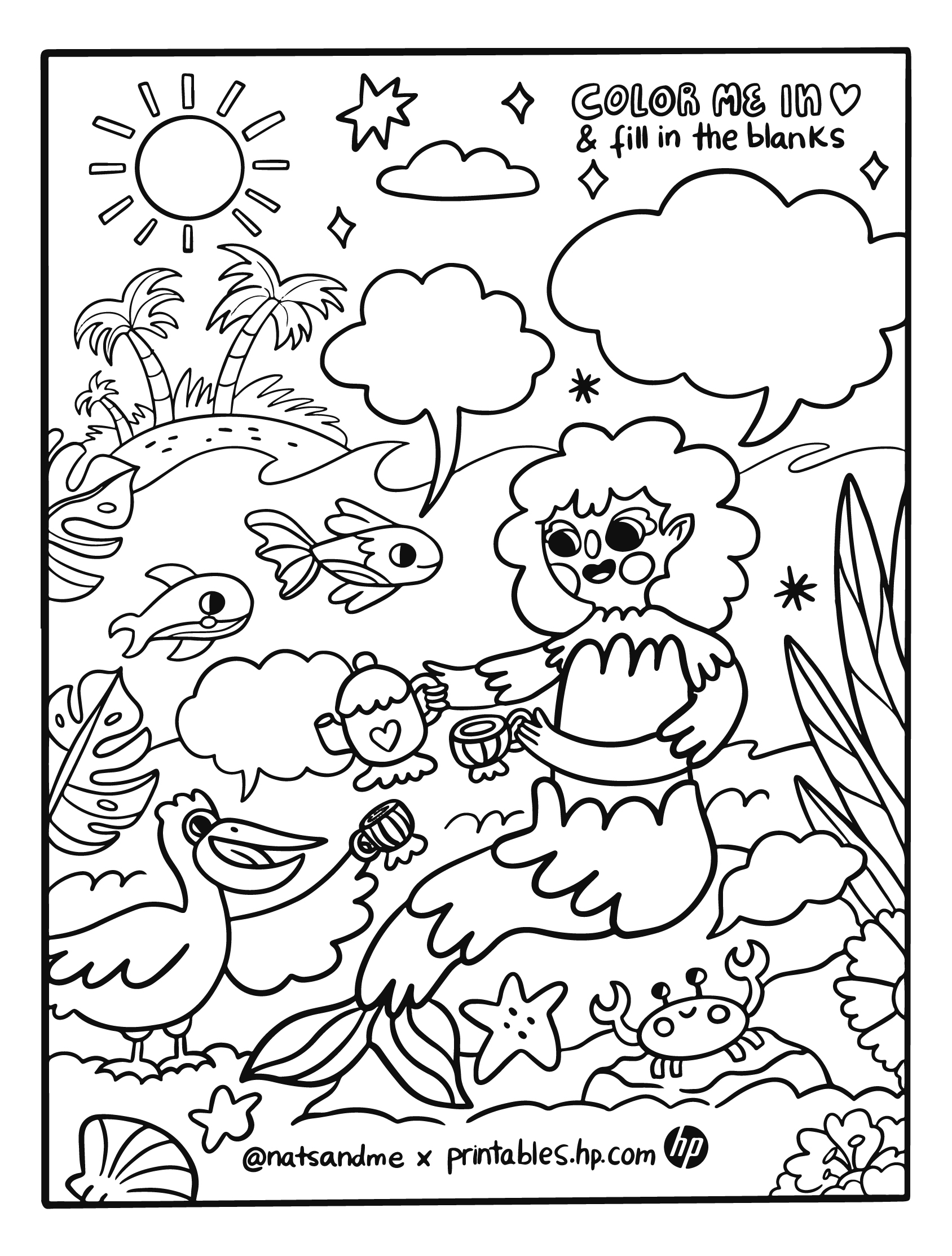 Printables Free Coloring Pages Learning Worksheets HP Official Site