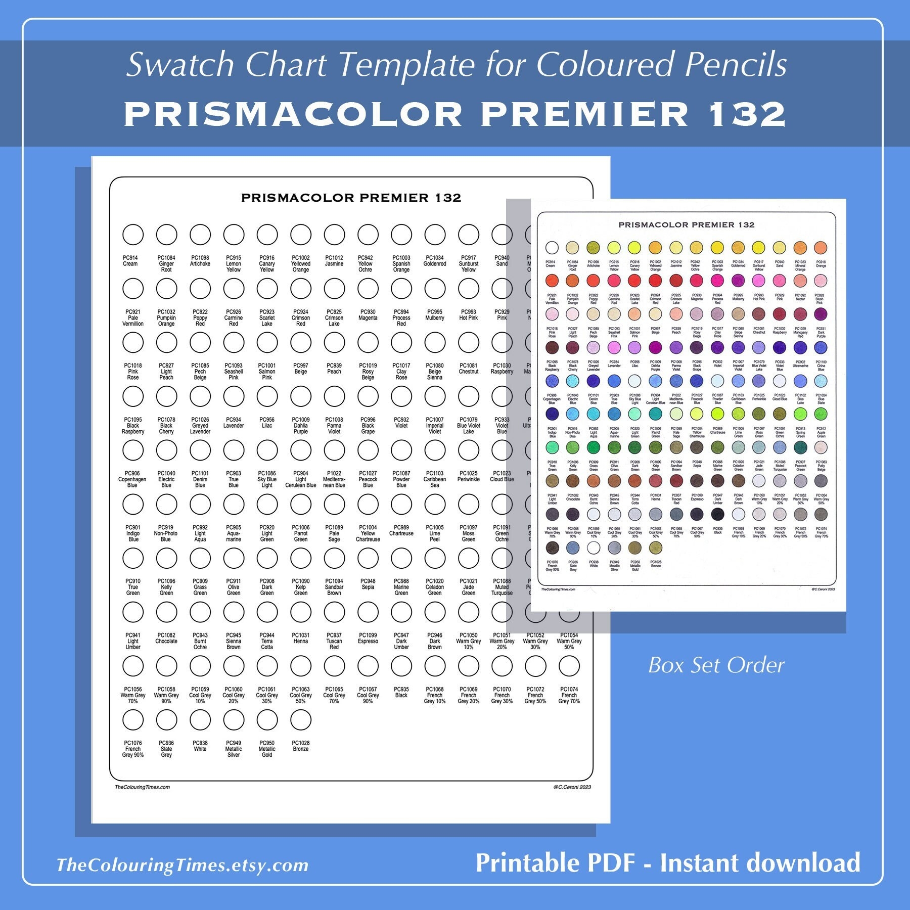 printable prismacolor color chart printable prismacolor color chart