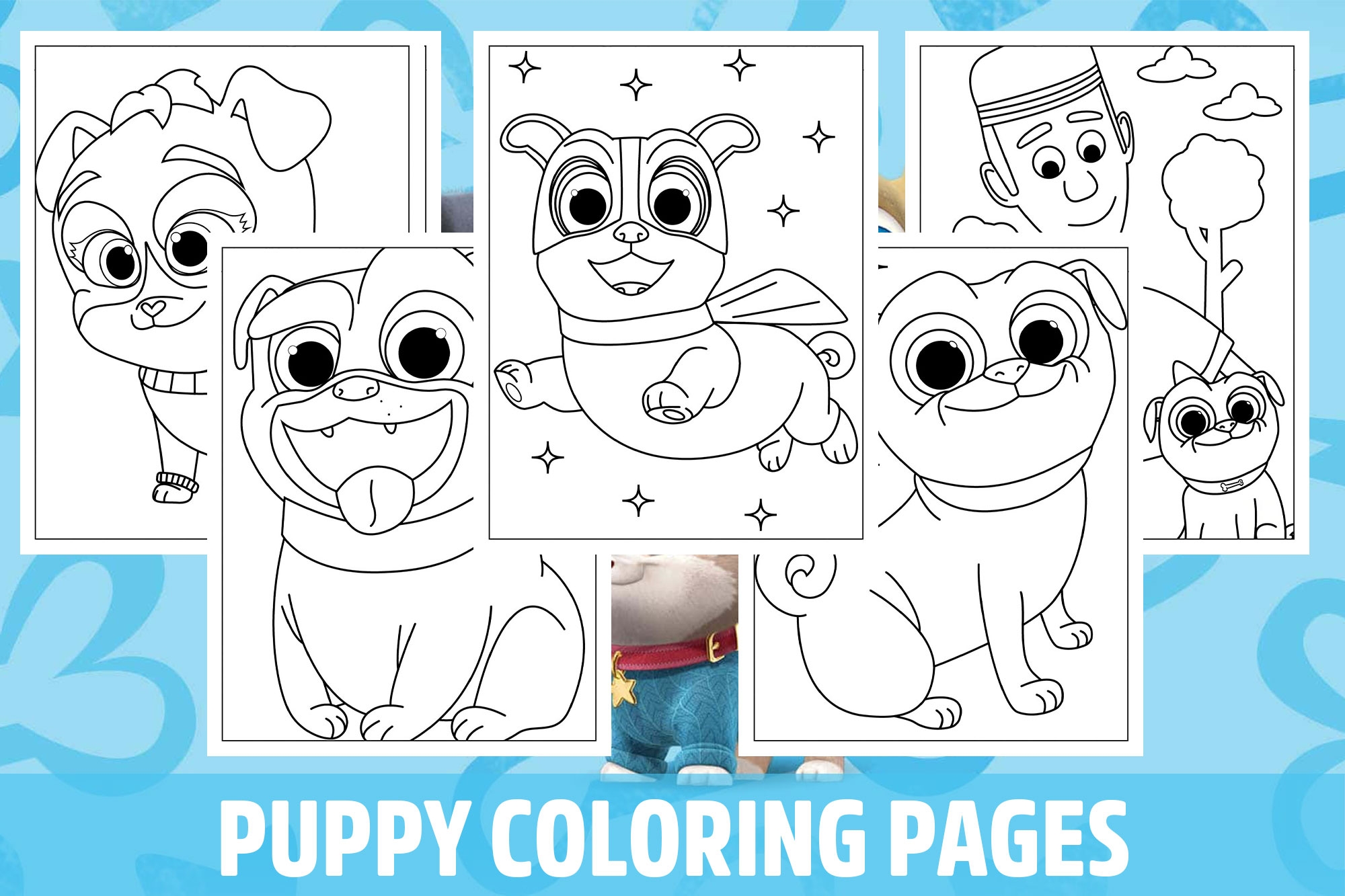 Puppy Dog Pals Coloring Pages For Kids Girls Boys Teens Activity School Made By Teachers
