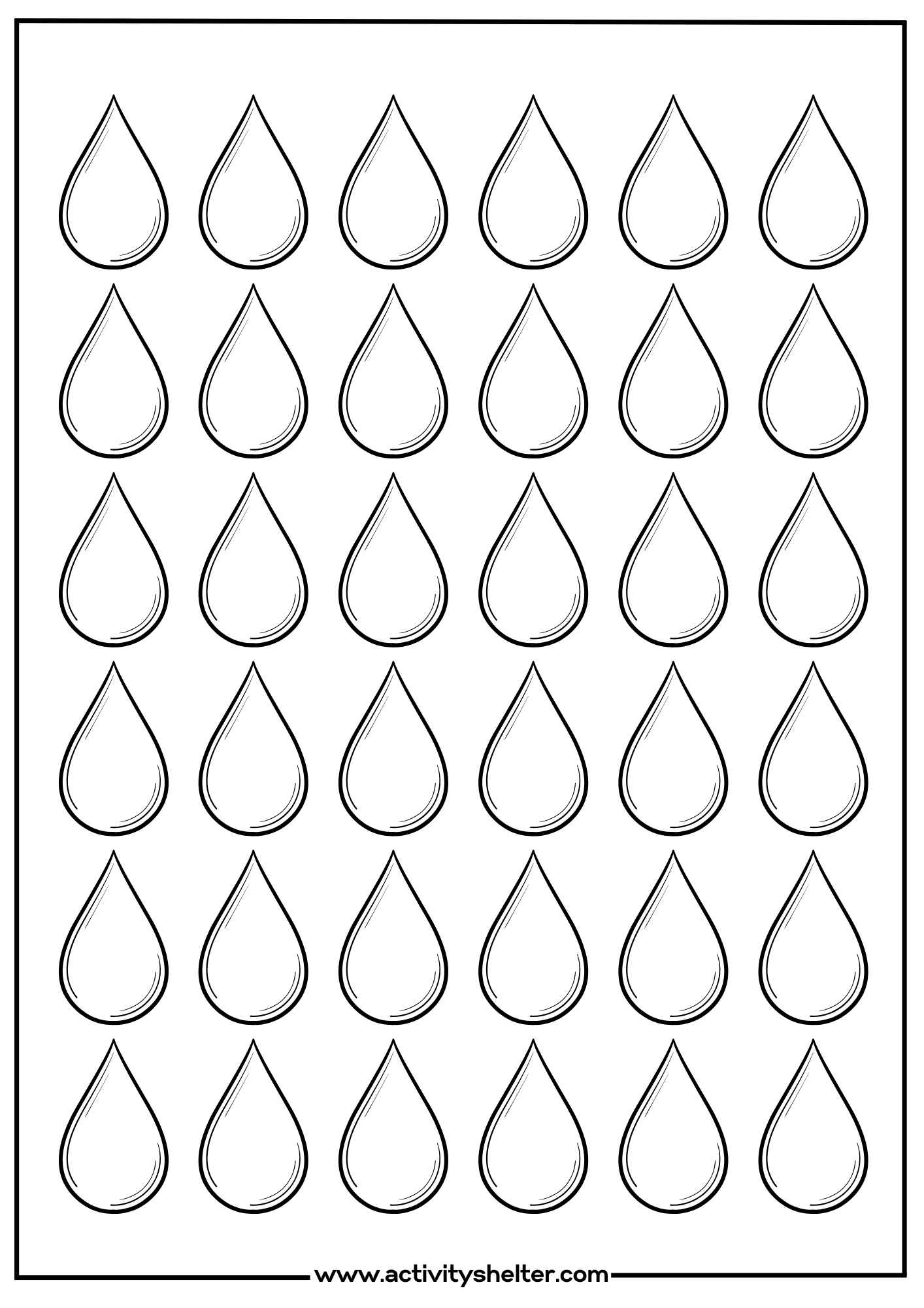 free printable raindrop coloring pages free printable raindrop coloring pages