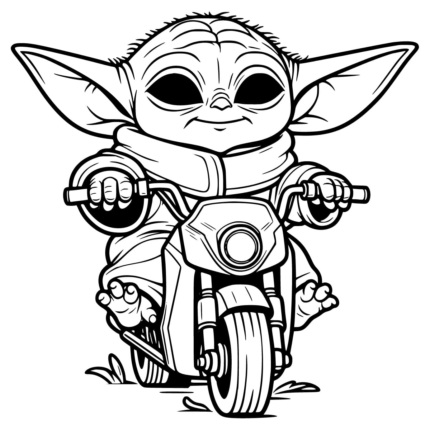 Sad Baby Yoda Printable Coloring Page Download Print Or Color Online For Free
