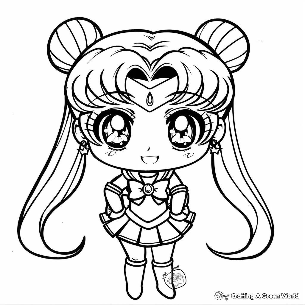 Sailor Moon Coloring Pages Free Printable 