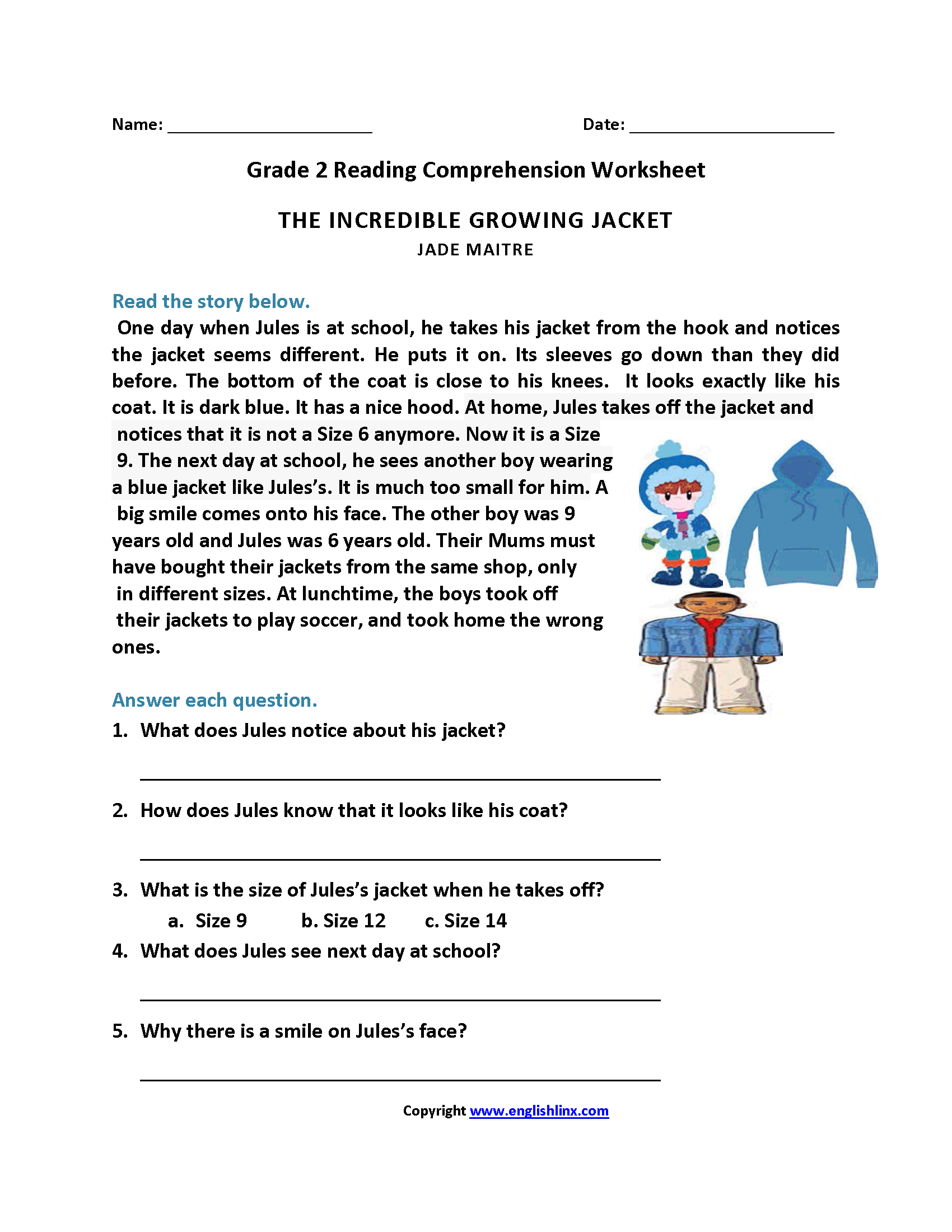 Second Grade Reading Worksheets Improve Fluency And Vocabulary