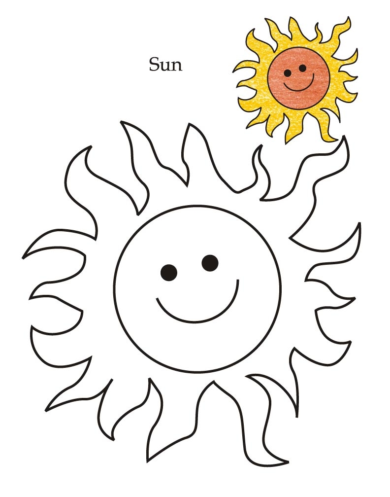sun coloring pages printable sun coloring pages printable