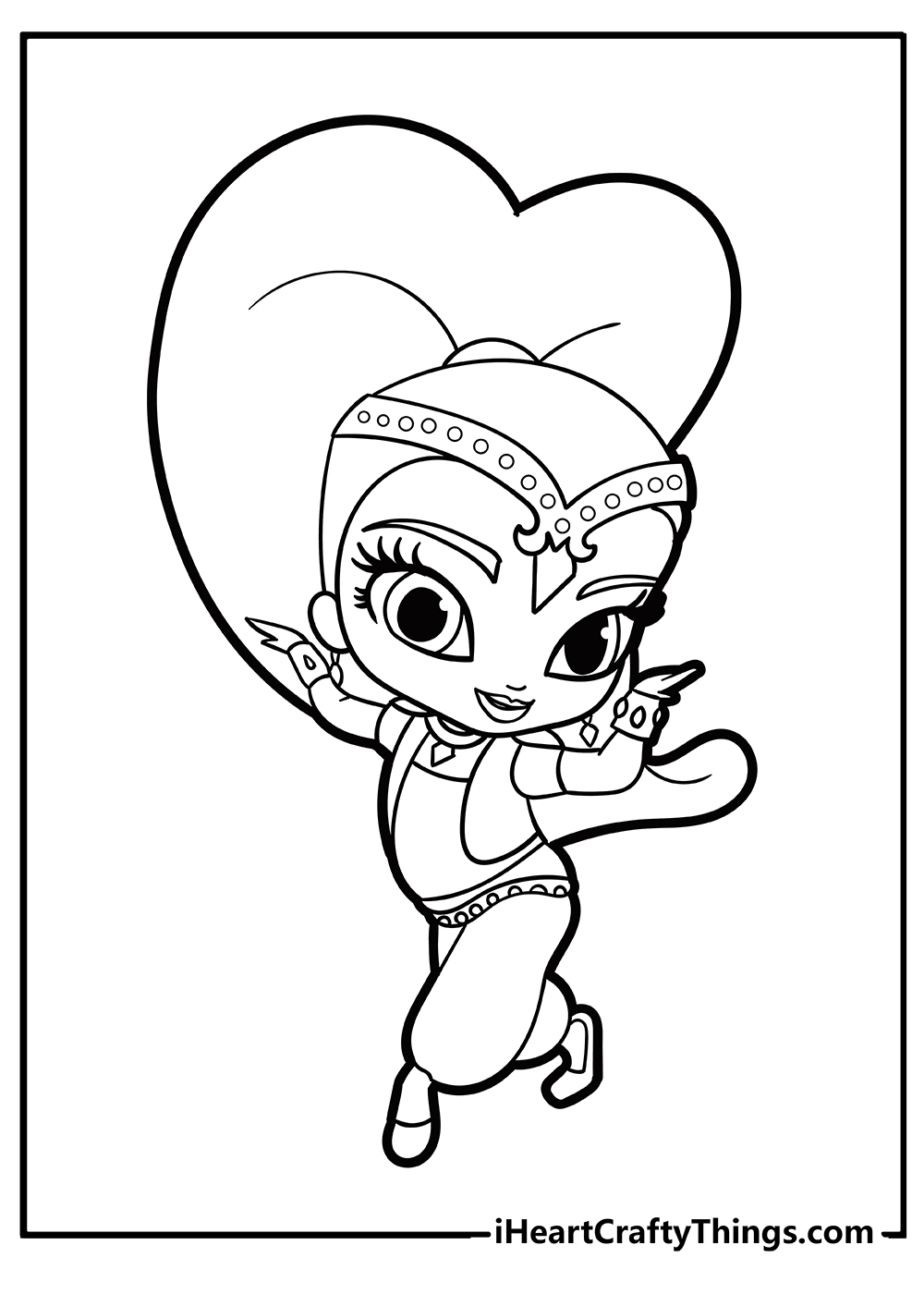Shimmer And Shine Coloring Pages 100 Free Printables 
