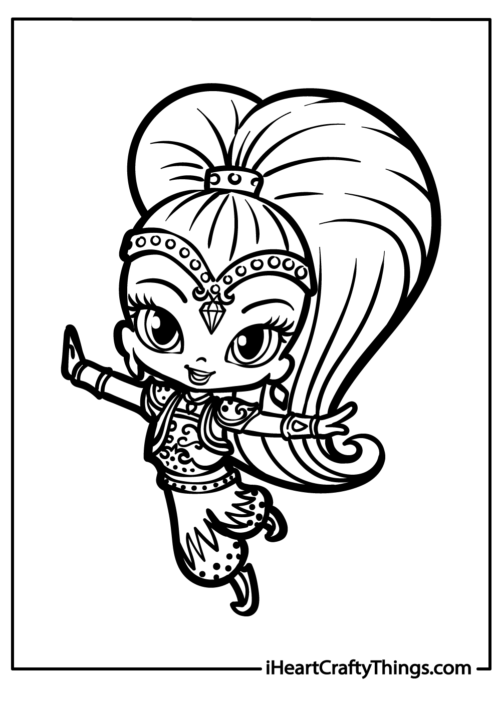 Shimmer And Shine Coloring Pages 100 Free Printables 