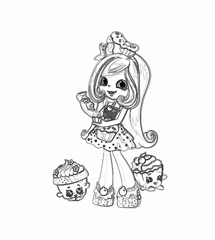 Shopkins Jessicake Coloring Pages