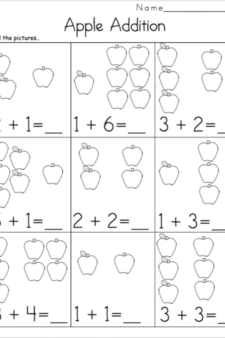 Simple Addition Worksheets For Kids