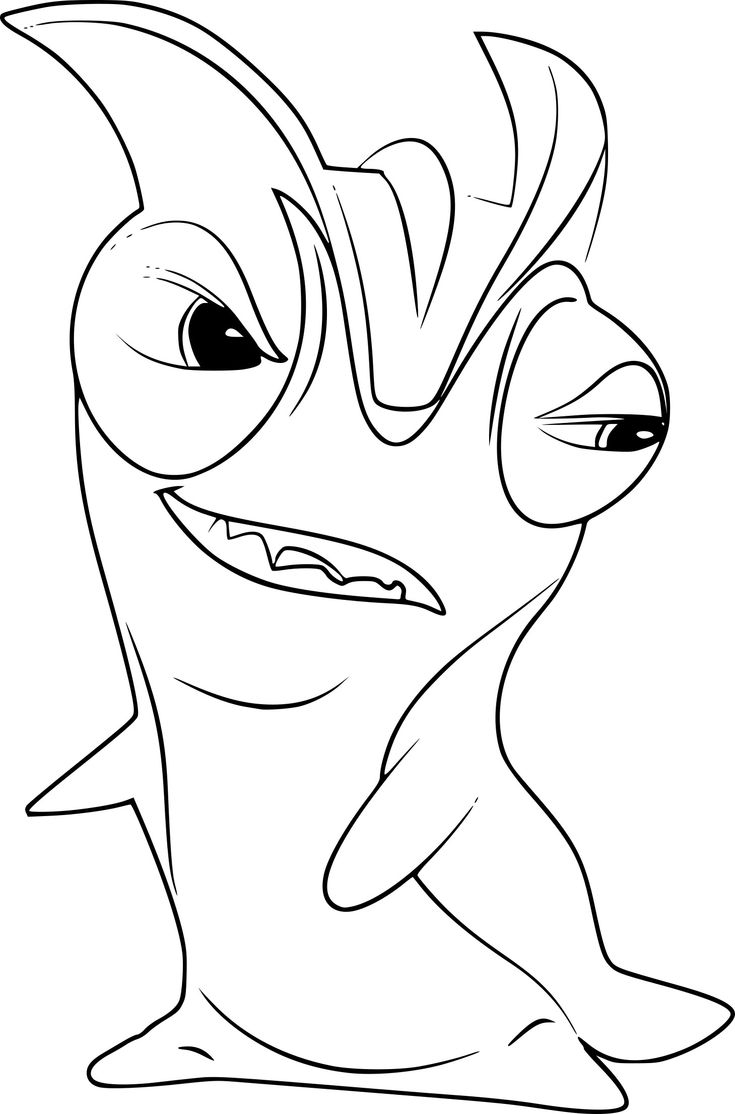 Slugterra Coloring Pages Mega Megamorph