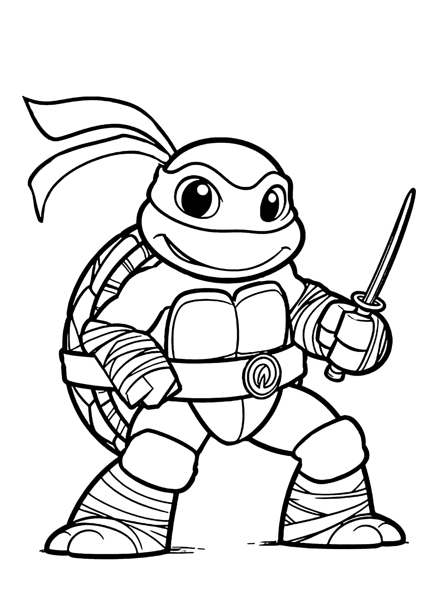 ninja turtle printable coloring pages