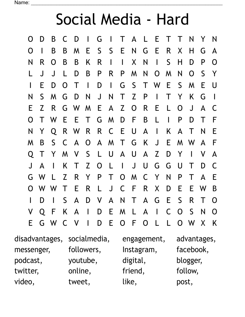 hard word search worksheets