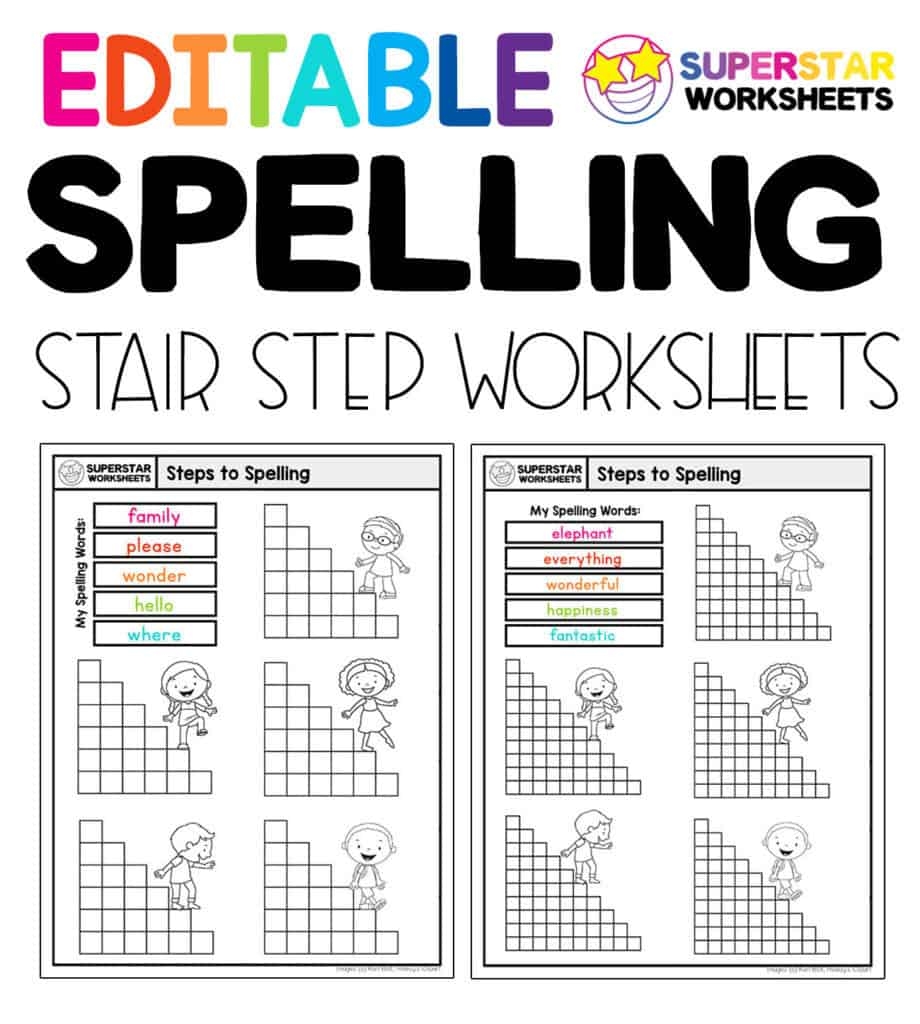 spelling worksheet generator