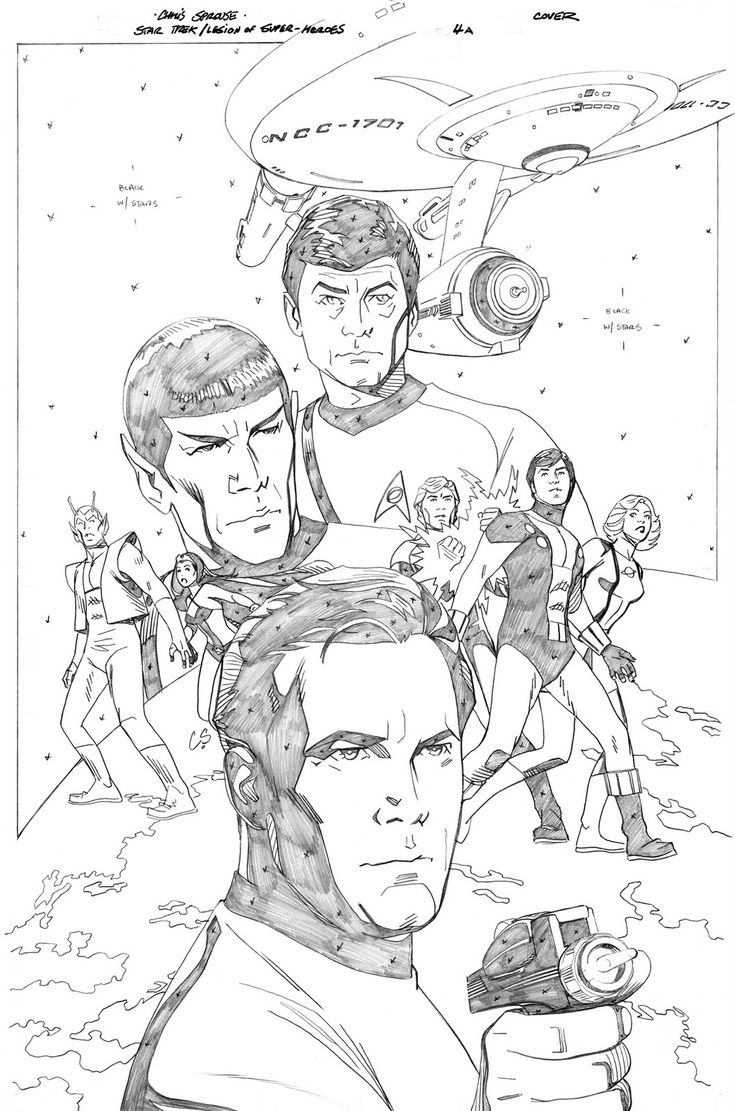 free printable star trek coloring pages