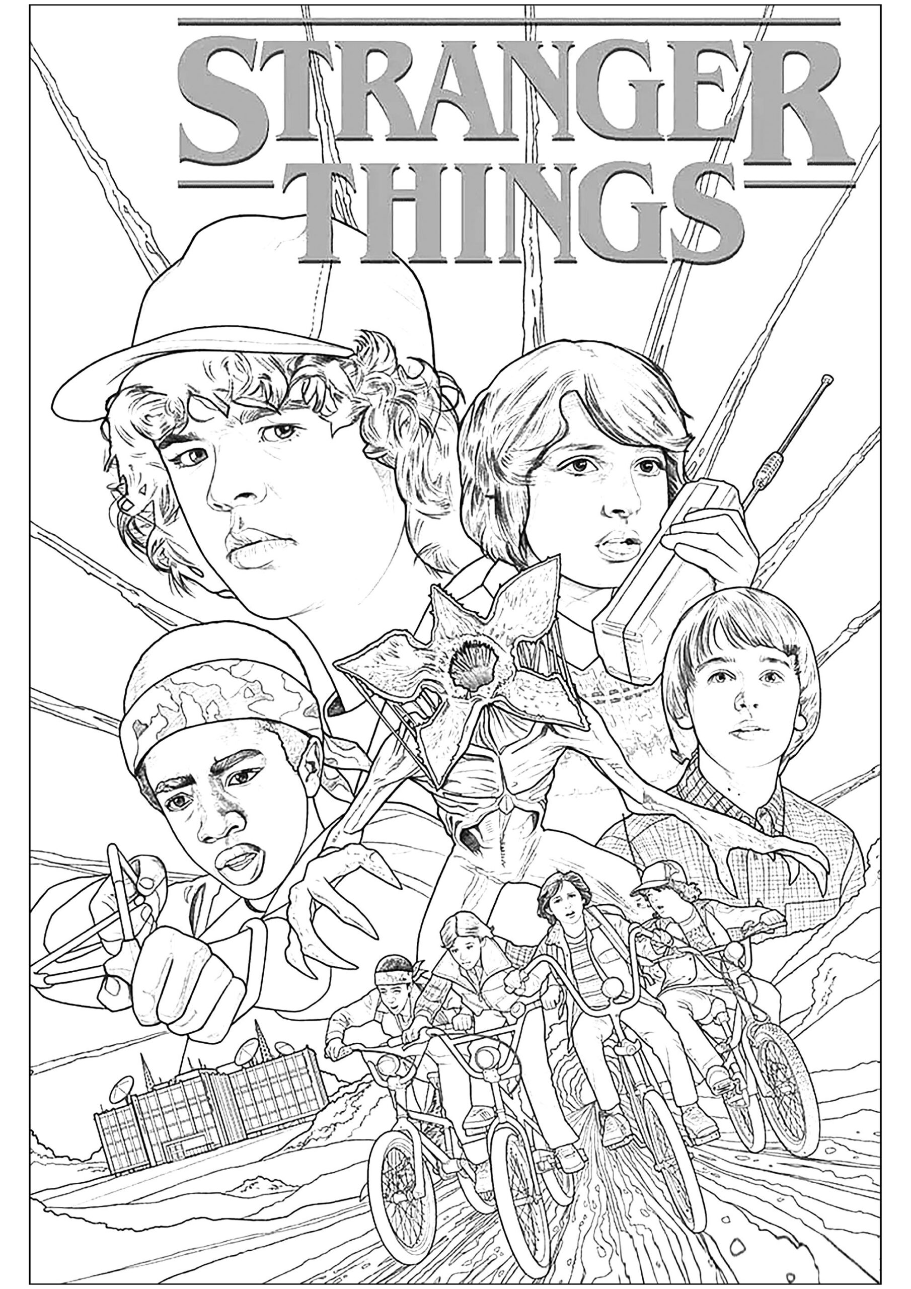 Stranger Things For Kids Stranger Things Coloring Pages Stranger Things For Kids Stranger Things Coloring Pages