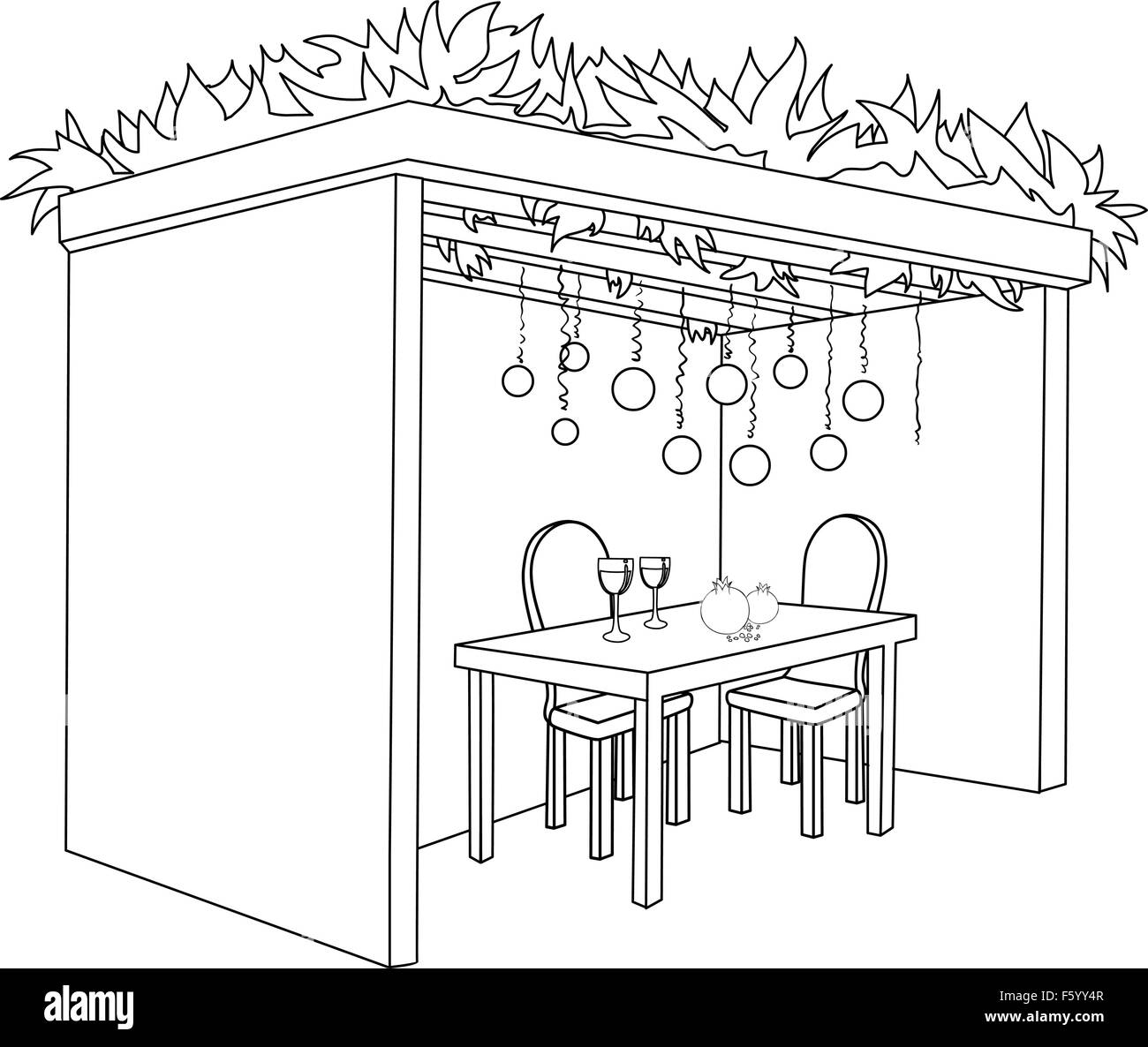 sukkot coloring pages printable