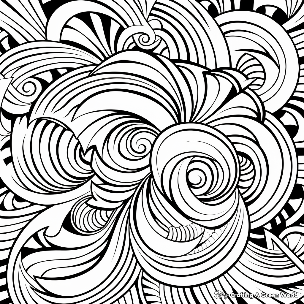 Swirl Coloring Pages Free Printable 
