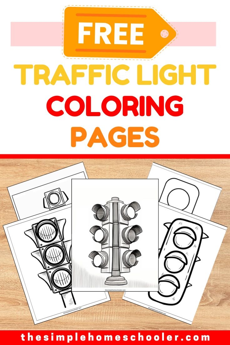 Terrific Traffic Light Coloring Pages Free Easy Print The Simple Homeschooler