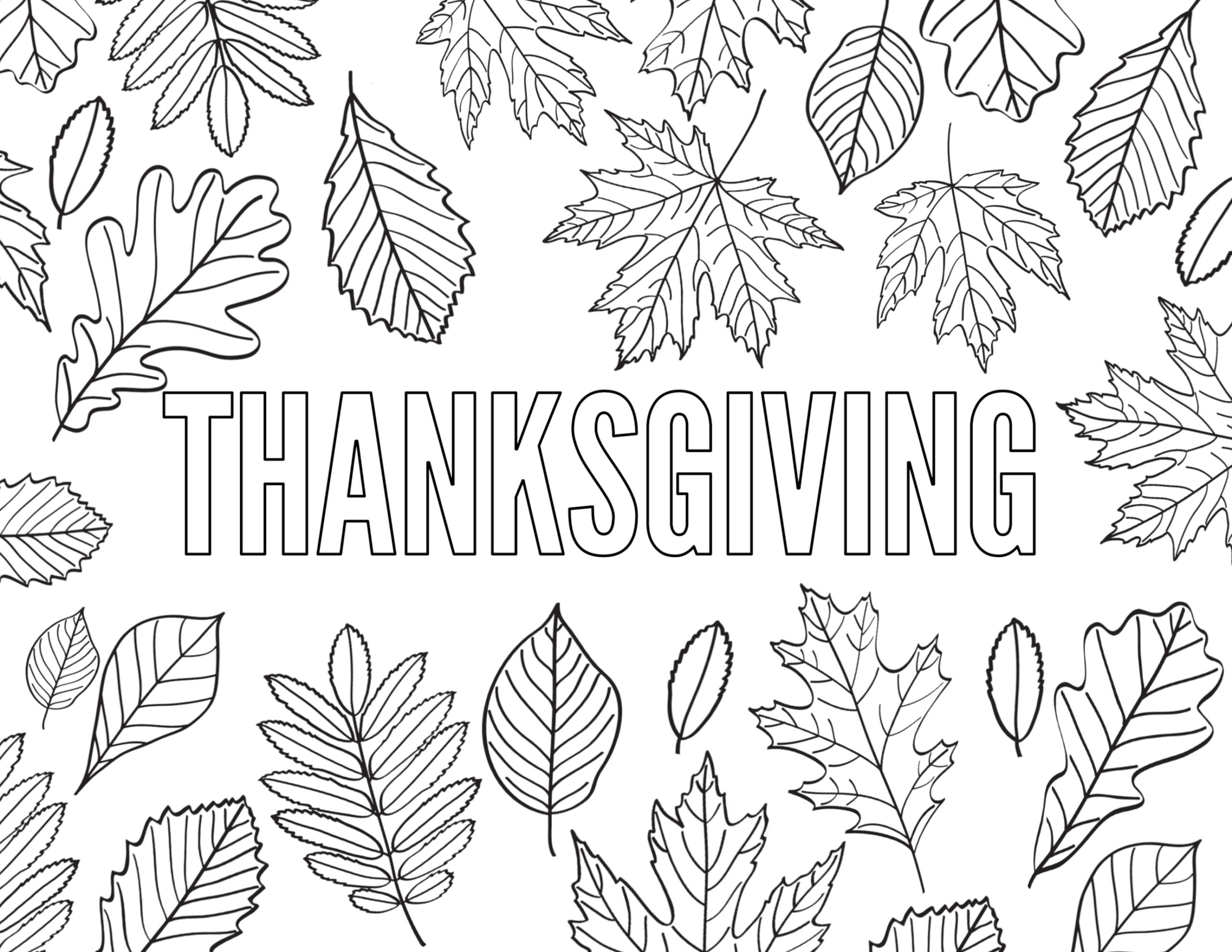 Thanksgiving Coloring Pages Free Printable Paper Trail Design