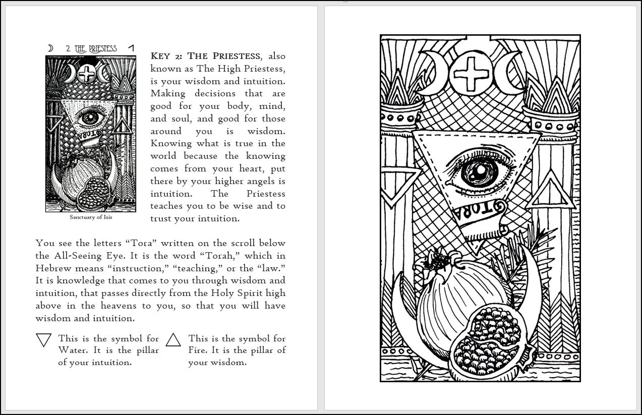The Spirit Keeper s Tarot Coloring Book Benebell Wen
