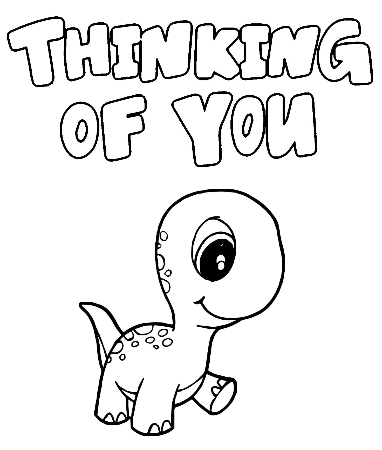 Thinking Of You Printable Coloring Page Download Print Or Color Online For Free Thinking Of You Printable Coloring Page Download Print Or Color Online For Free