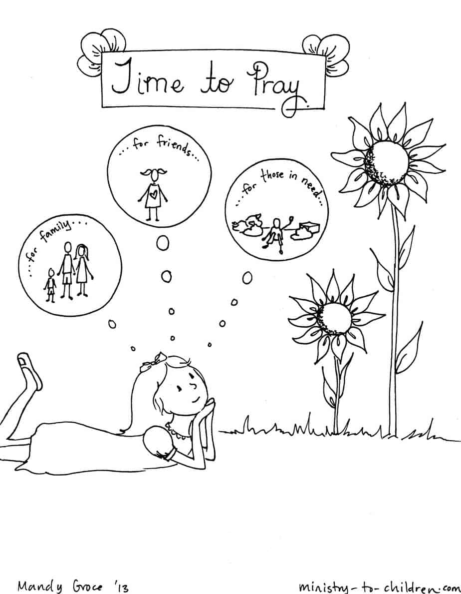 Time To Pray Coloring Page For Children Ministry To Children Time To Pray Coloring Page For Children Ministry To Children
