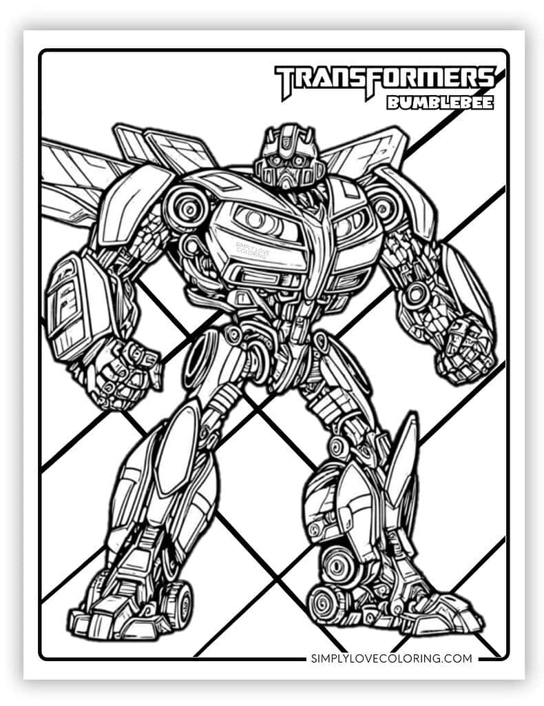 printable transformer coloring pages