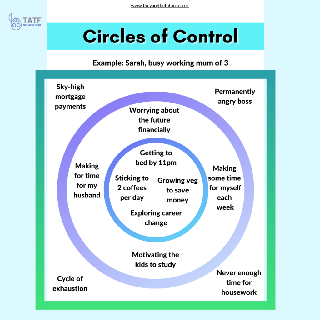 circle of control worksheet