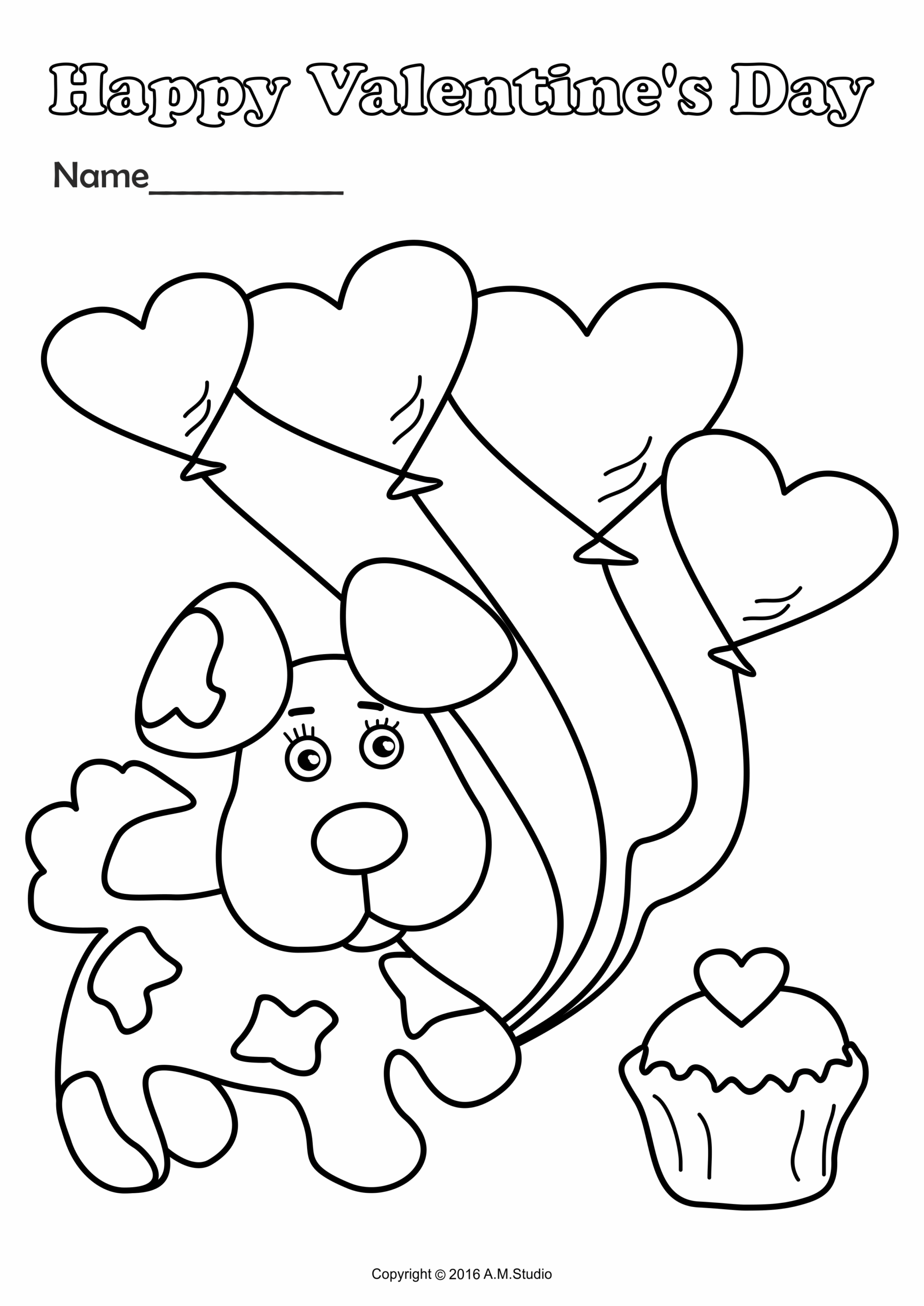 Valentine s Day Printable Coloring Pages For Kids