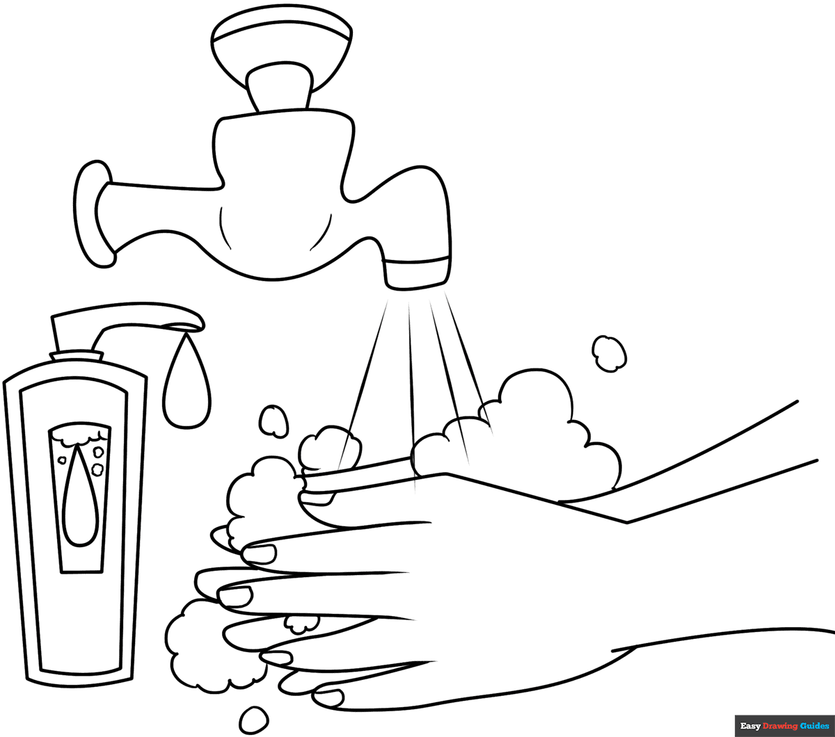 hand coloring page printable